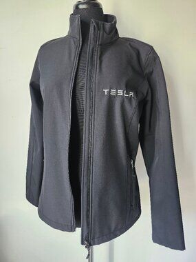 TESLA Jacket #2 Black Tesla Motors Corporate Employee Zip Jacket